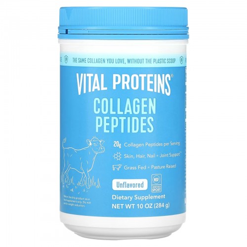 Vital Proteins, Пептиды коллагена, без вкусовых добавок, 284 г